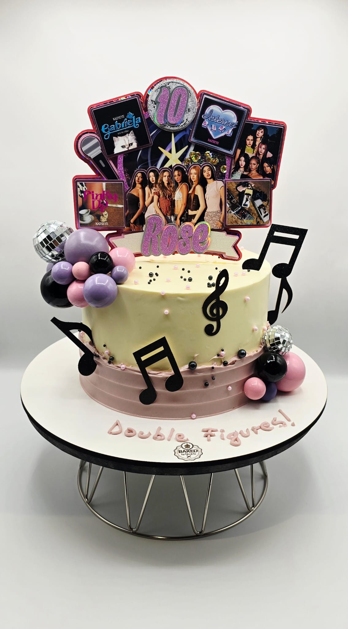 Bespoke custom celebration cake for Girls & Fairytales handcrafted by Nicoleta